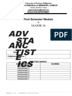 Advance Statistics Module