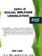 Chapter 4.social Welfare Legislation