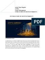 Name: Harshal Vijay Magade. Roll No: 21-8902. Subject: Project Management. Topic: Future Scope of Cryptocurrency