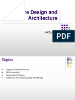 Software Design and Architecture