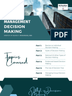 Management Decision Making