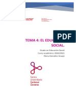 Tema 4 - El Educador Social