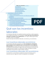 Incentivos Laboral