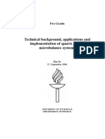 Technical Background, Applications and Implementation of Quartz Crystal Microbalance Systems