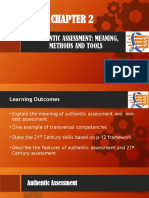 Authentic Assessment-Meaning, Methods and Tools