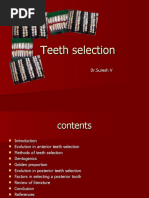 Teeth Selection