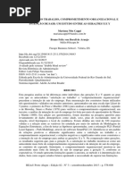 Satisfação No Trabalho, Comprometimento Organizacional e