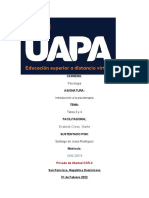 Santiago Tarea 3 Y4 Psicoterapia.