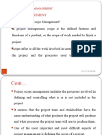 Scope and Time Management