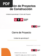 Sesión 8 - Cierre de Proyecto