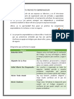 Proyecto de Emprendimiento Britto Osorio Roa Teran Zambrano