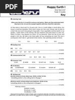 Happy Earth I - 1st Tests 2017 - Key