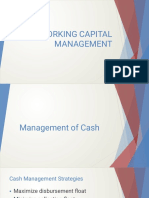 Working Capital Management