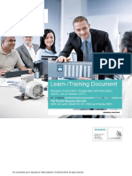 Learn-/Training Document: Siemens Automation Cooperates With Education (SCE) - As of Version V15.1