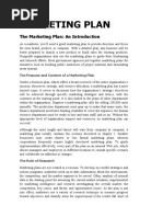 MARKETING PLAN Sample