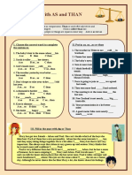 Comparisons With As and Than Exercises Grammar Drills 79521