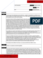 Case Digests: Topic Author Case Title GR No Tickler Date Doctrine Facts