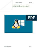 Instalación de Windows y Linux