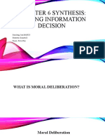 Chapter 6 Synthesis: Making Information Decision: Sumilang, Juan MARCO Bautistsa, Kenneth D. Reyes, Rovie Boy