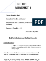 Buffer Chemistry