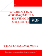 Adoração e Reverência No Culto