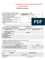 Exercices de Soutien Issus Des Examens R®gionaux Pour La 3¿me Ann®e Parcours International 1