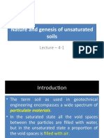 L-4 Nature and Genesis of Unsaturated Soils