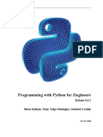 Programming With Python For Engineers