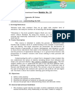 Understanding The Self Module 13