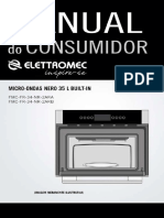 Manual Micro-Ondas Elettromec Nero 35 Litros