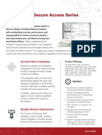 Fortiswitch Secure Access Series: Security Fabric Integration