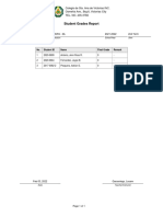 Student Grades Report: ADML 221 Bspa - 2A 2021-2022 2nd Term