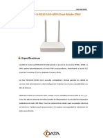 FD511GW-X-R310 1GE+WIFI Datasheet-V1.0 ESP