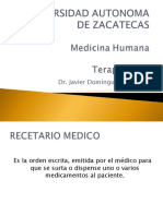 Recetario Medico Clase 1