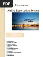 Airline Reservation System Presentation