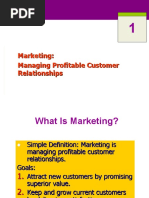 Marketing: Managing Profitable Customer Relationships