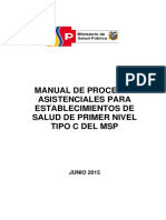 Manual de Procesos Primer Nivel Tipo C