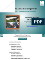 Topografia Aplicada A La Ingeniería Trazados Geométricos y Su Replanteo.