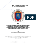 Efecto de La Ceniza Volante en Las Propiedades Mecanicas y de Durabilidad