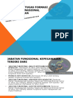 Peran Dan Tugas Formasi Jabatan Fungsional Kepegawaian