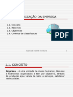 Organização e Gestão Empresarial