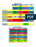 Horario de Clases 2022 3C