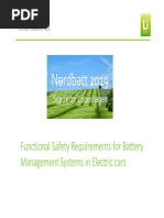 Functional Safety Requirements For Battery Management Systems in Electric Cars