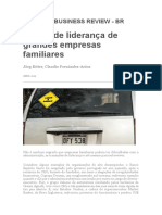 TEXTO 11 HBR Lições de Liderança de Grandes Empresas Familiares