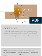 Factorización Lu