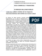 Análisis de Los Impactos Macroeconómicos Del COVID en El Sector Salud