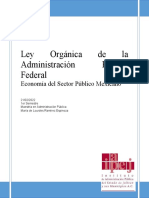 Ley Organica de La Administracion Publica Federal