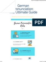 German Pronunciation For Beginners