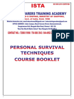 Personal Survival Personal Survival Techniques Techniques Course Booklet Course Booklet