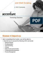 UNIX and Shell Scripting - Module 4